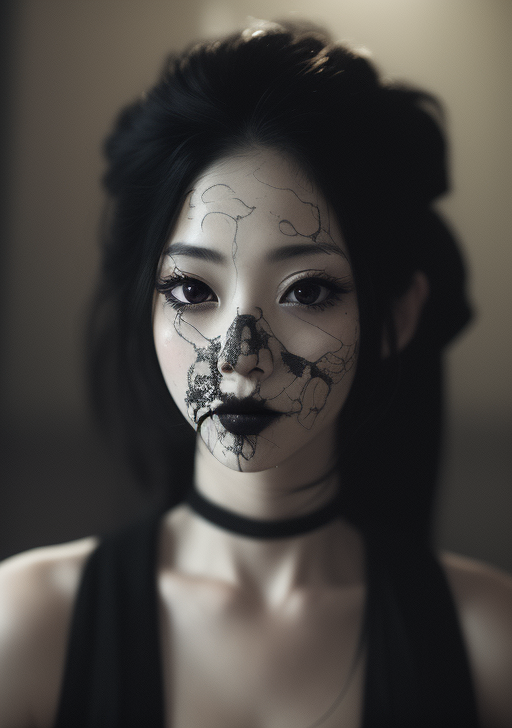 00209-1462366759-yoshitaka amano blurred and dreamy realistic three quarter angle portrait of a young woman with black lipstick and black eyes we.png